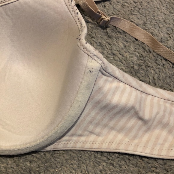 Barely There Cream Striped Bra Set - Picture 5 of 8